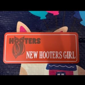 Hooters name tag new hooters girl